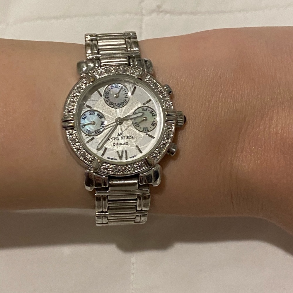 Women’s Anne Klein Diamond Multi Chronograph Watch